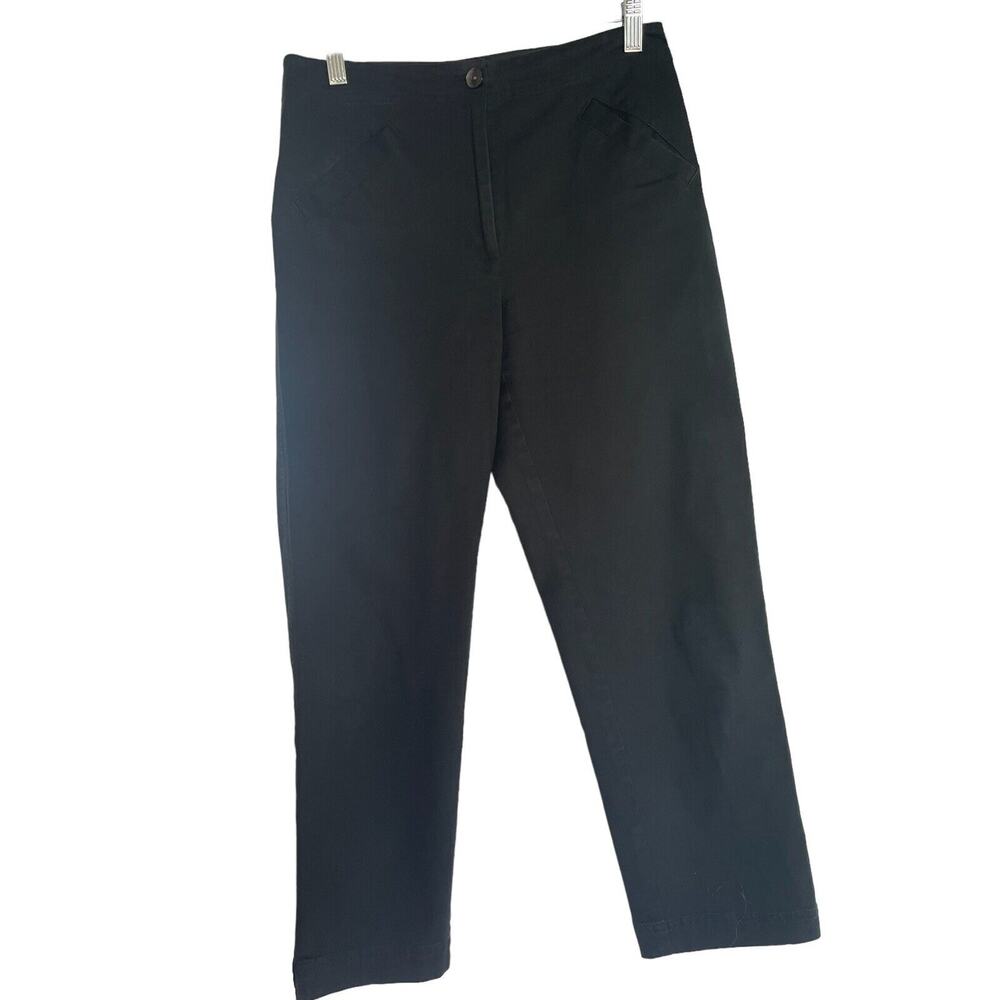 J.Jill Black Stretch Pants Womens 6 Petite W/ Pockets